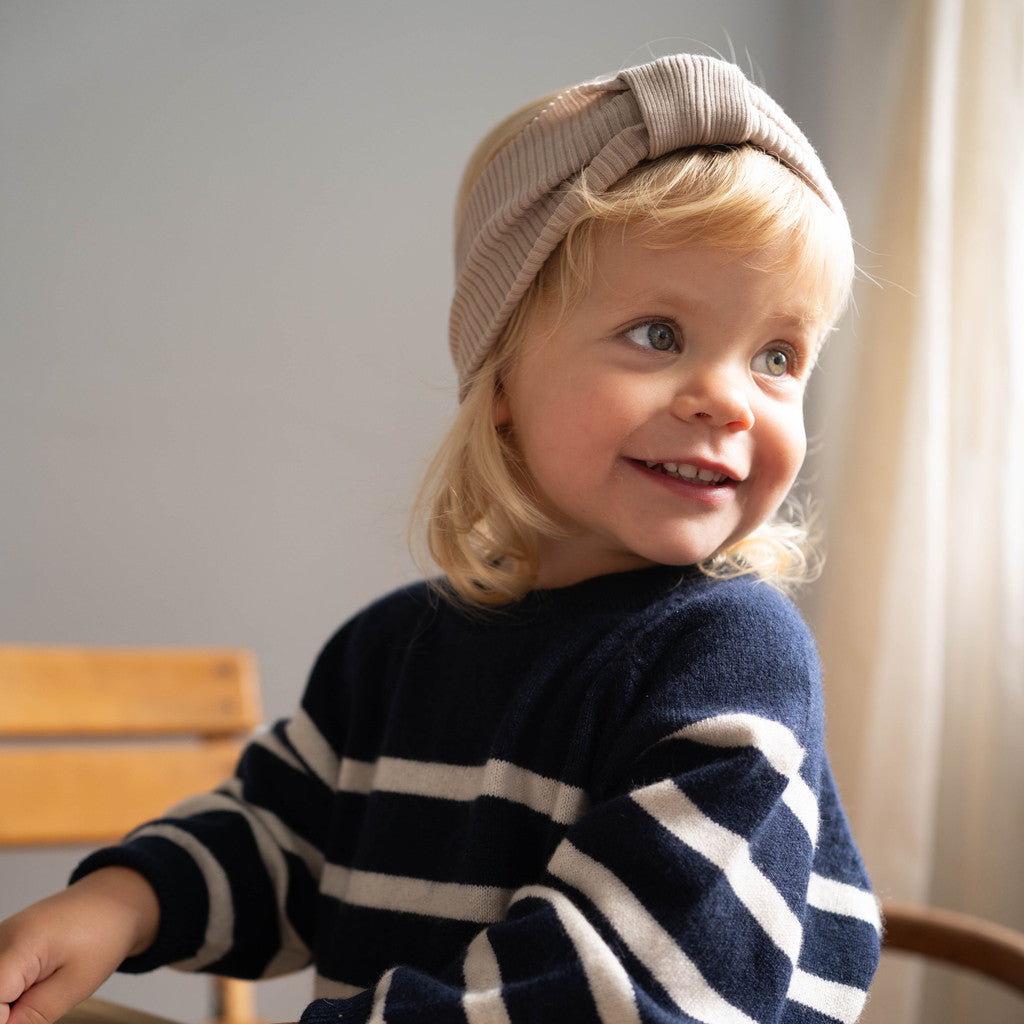 minimalisma Alba - Children's wool headband Bib / Hairband / Acc Hemp