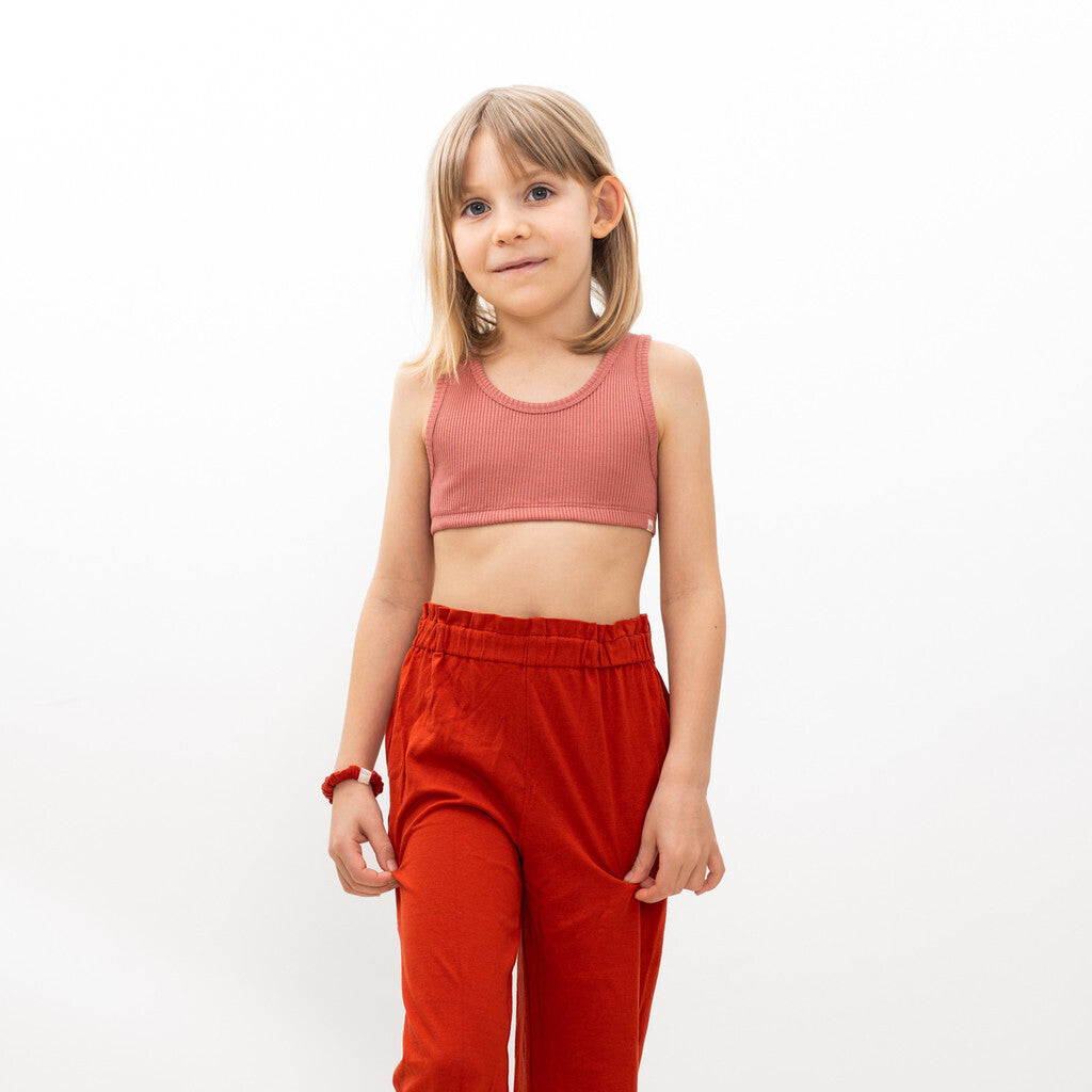 minimalisma Bella Blouse for kids Antique Red