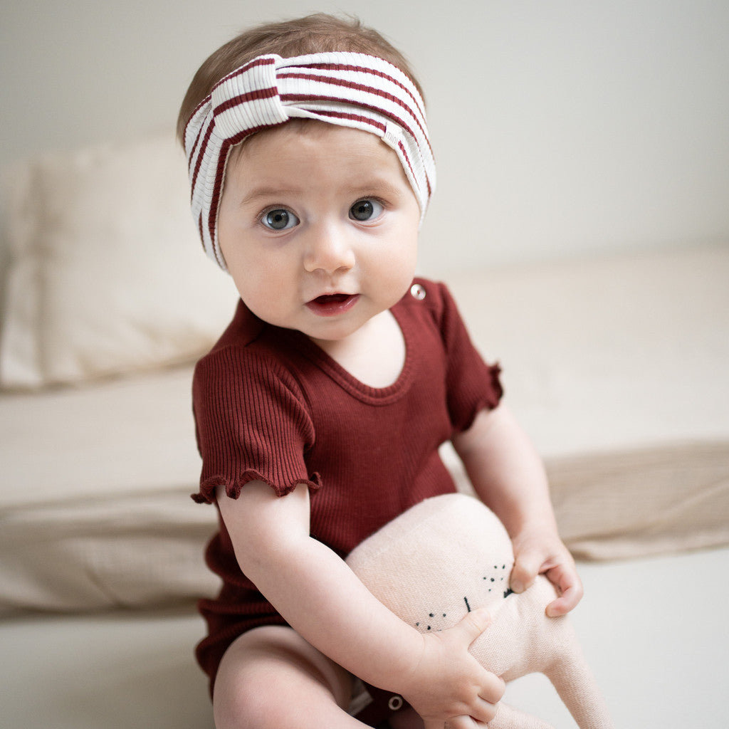 minimalisma Bi Bib / Hairband / Acc Hibiscus Stripes