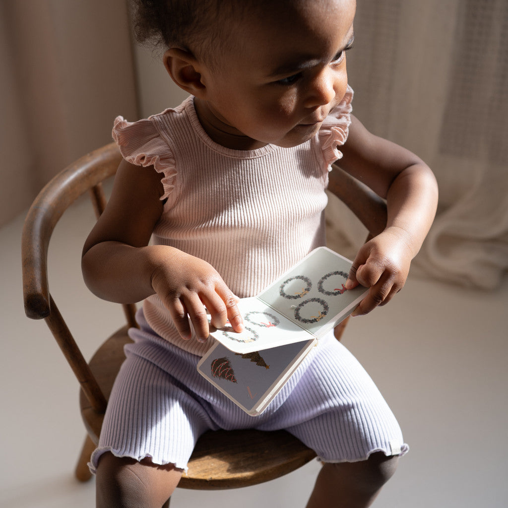 minimalisma Bippi - silk sleeveless bodysuit with ruffles Body Sweet Rose