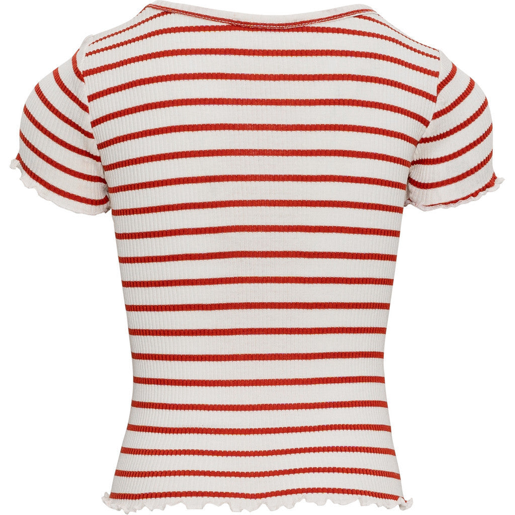 minimalisma Blomst 6-12Y Blouse for kids Poppy Stripes