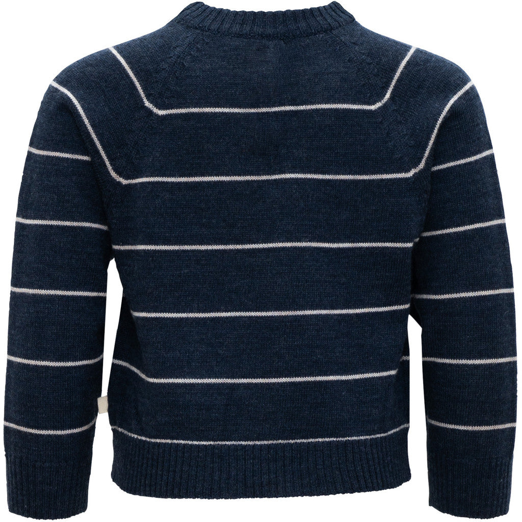 minimalisma Delmar 6-10Y Blouse for kids Dark Blue Grey Stripes