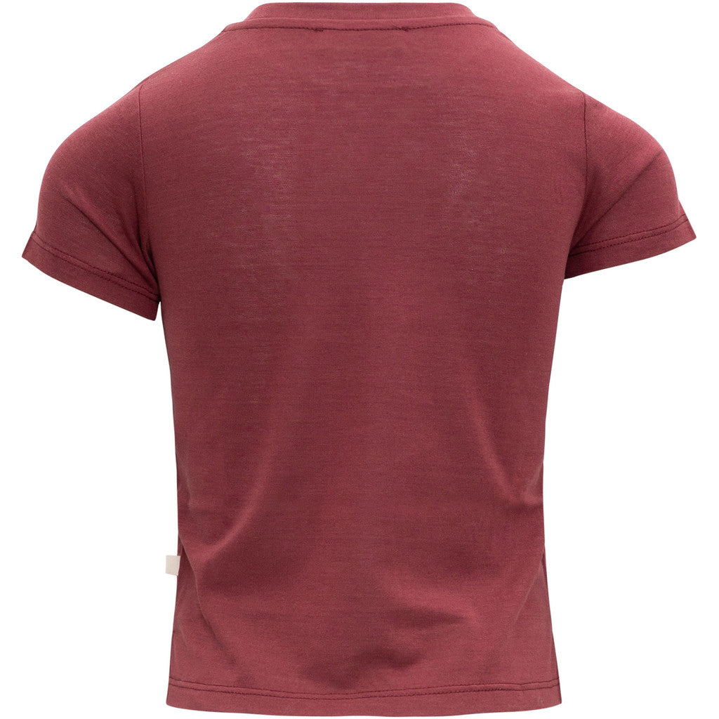 minimalisma Havanna - children's silk t-shirt Blouse for kids Pomegranate