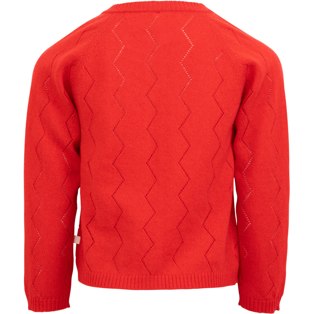 minimalisma Inkaz - Children's cashmere/wool cardigan Blouse for kids Red