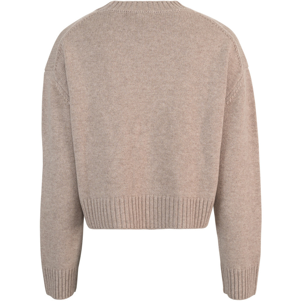 minimalisma Iris - Women's cashmere/wool sweater Blouse for women Cold Haze