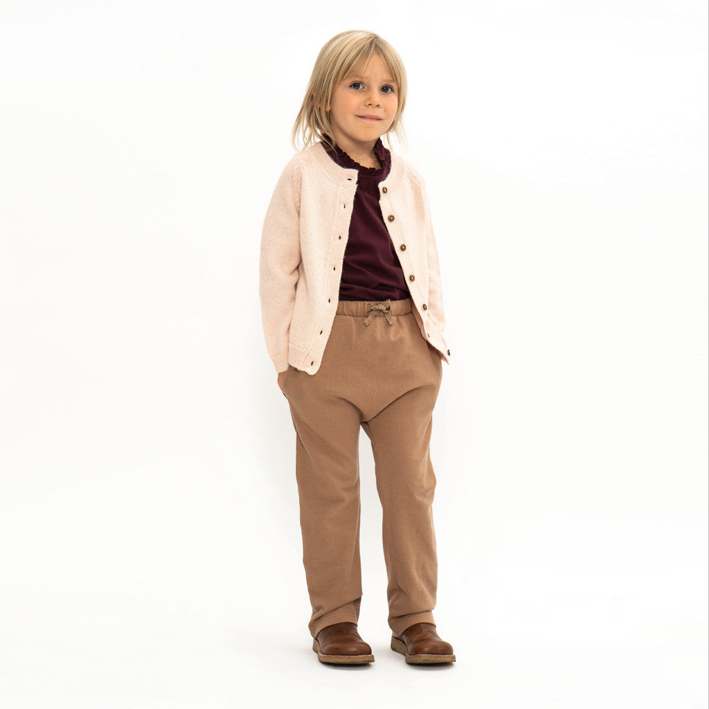 minimalisma Kobenhavn - alpaca cardigan for kids Blouse for babies and kids Powder