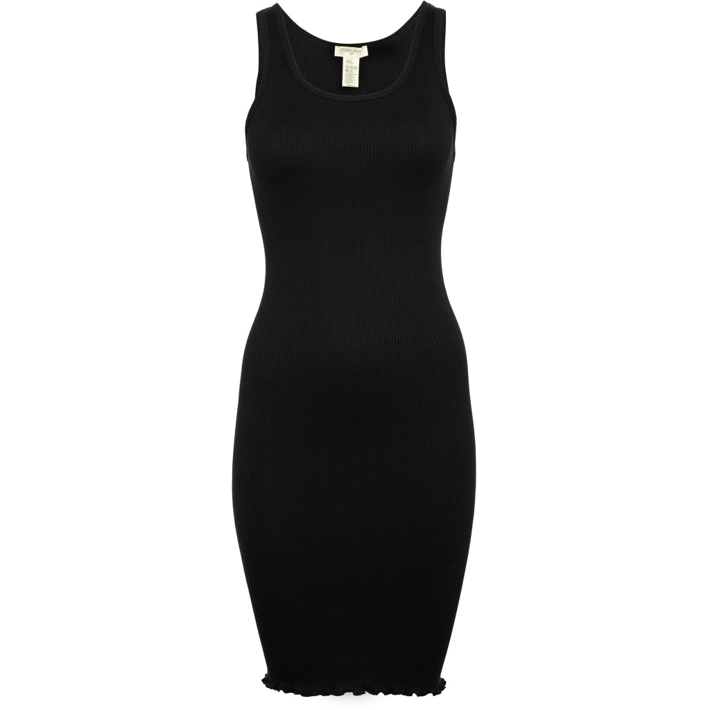 Gry - Women's silk dress - Black minimalisma Gry - Women's silk dress - Black minimalisma