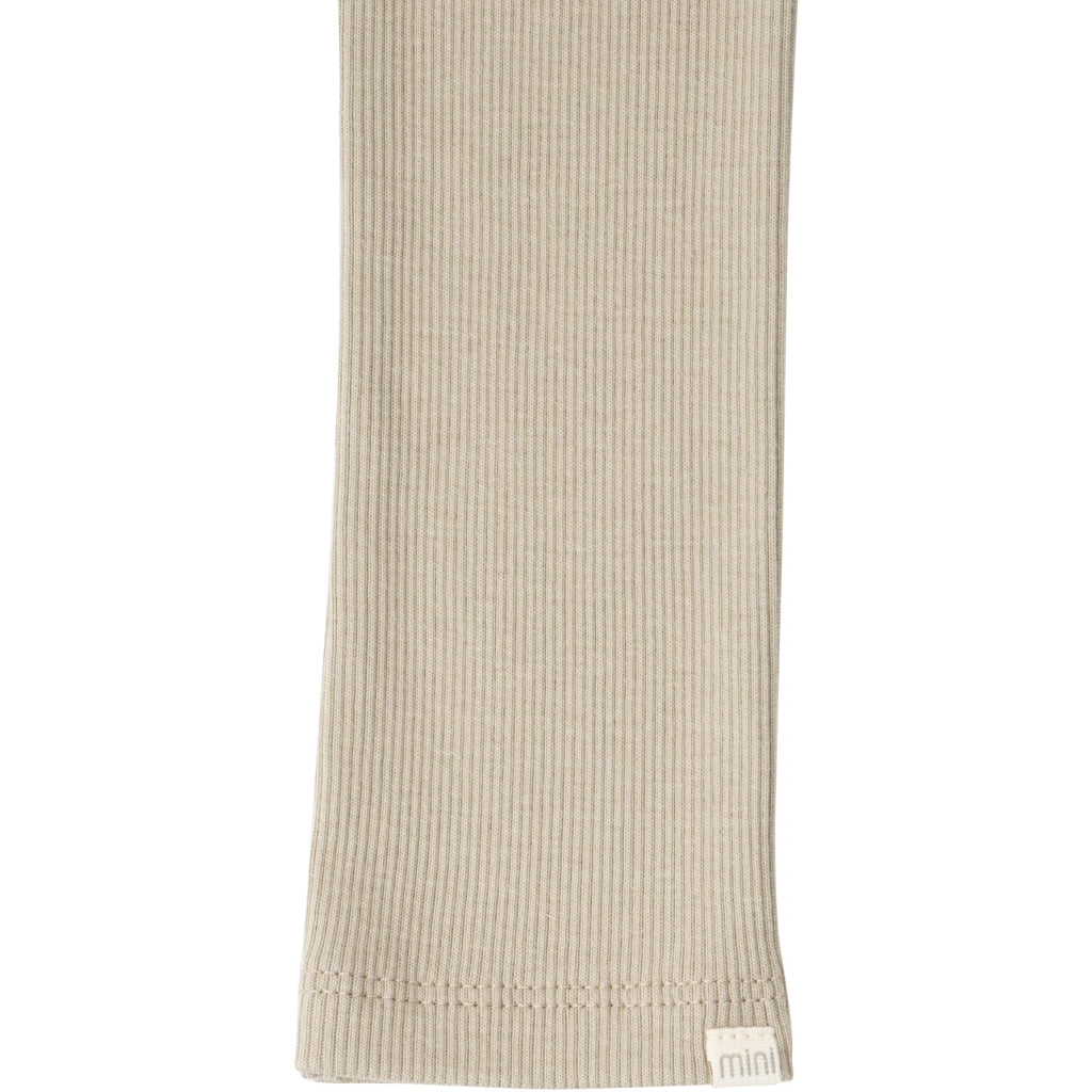 minimalisma Ribs 6-10Y Leggings / pants for kids Pale Olive