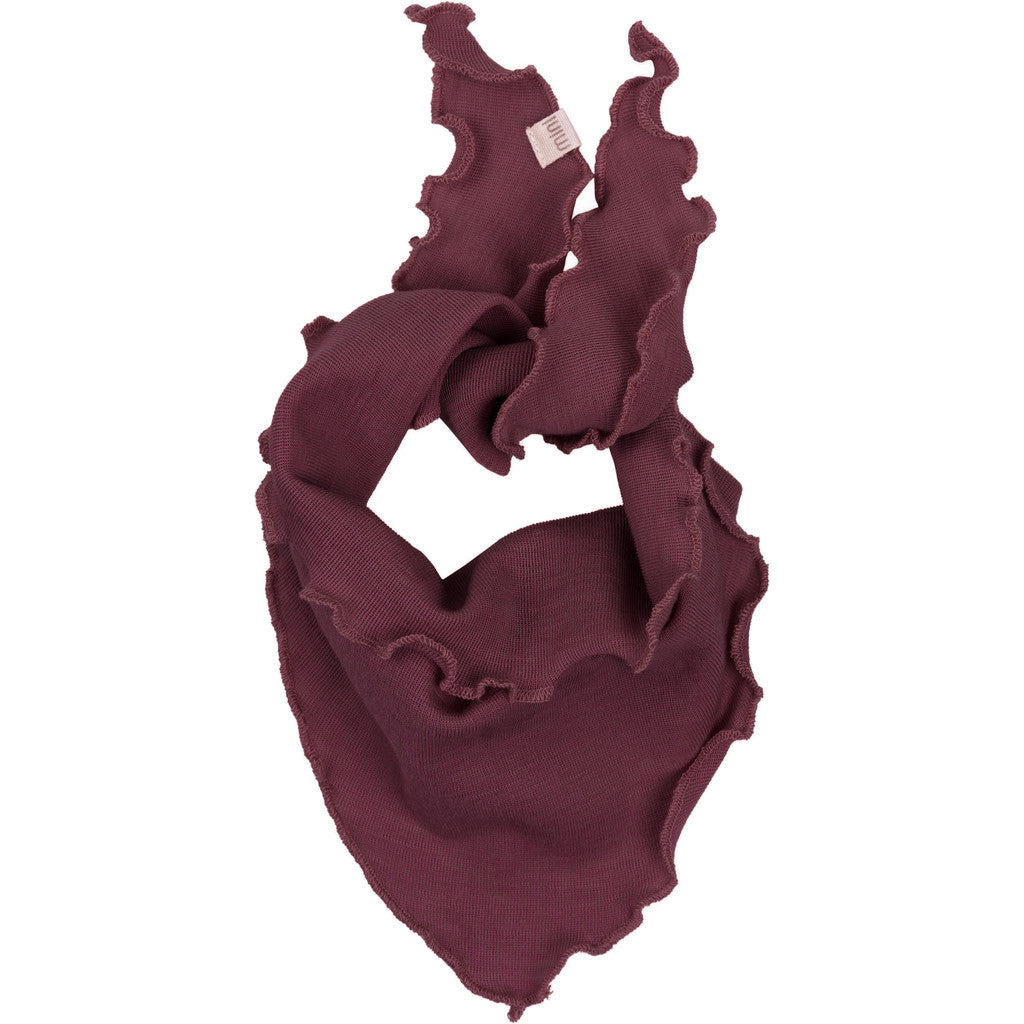 minimalisma Abib - Baby wool scarf Bib / Hairband / Acc Bordeaux