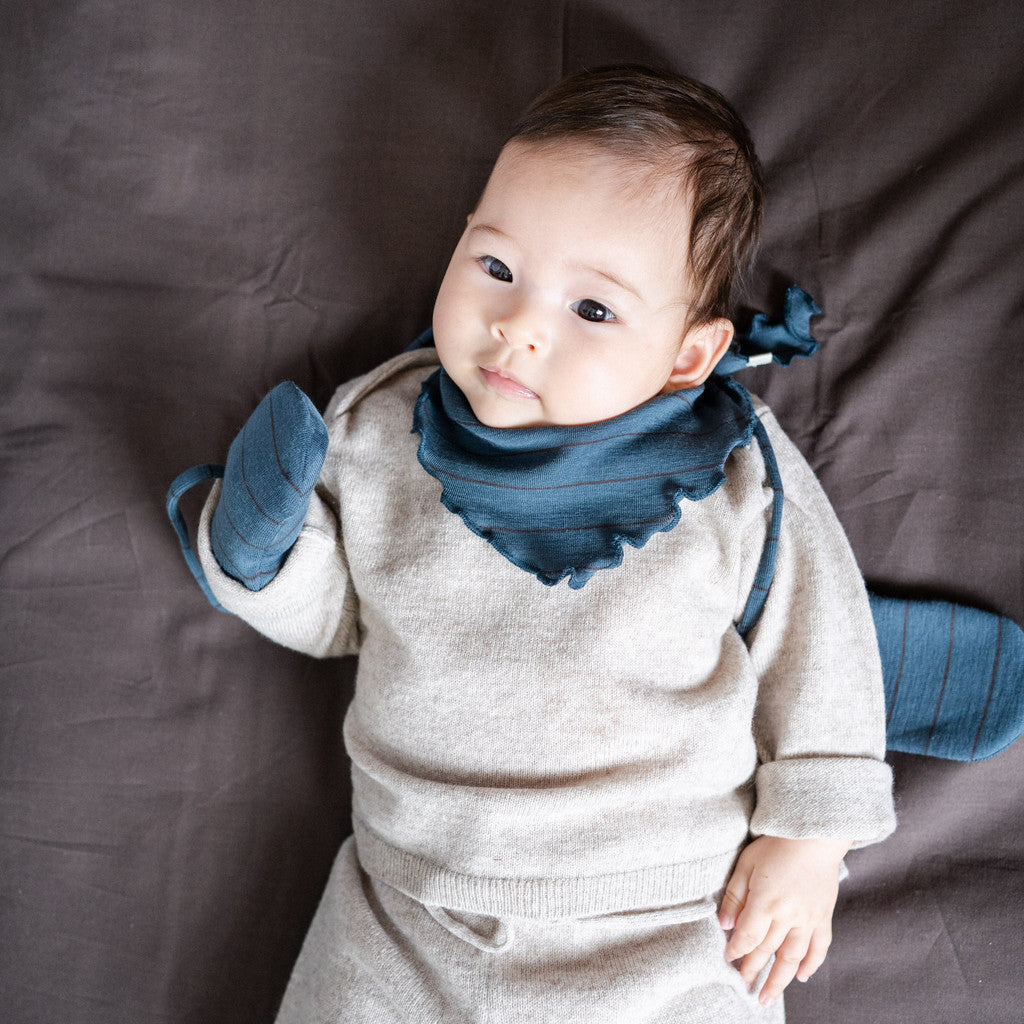 minimalisma Abib - Baby wool scarf Bib / Hairband / Acc Surf Stripes