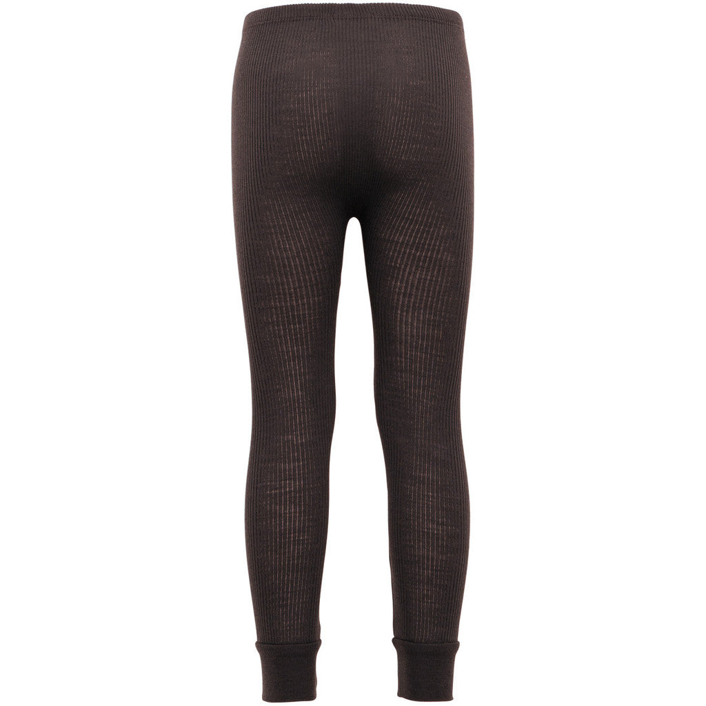 minimalisma Active - Children's wool leggings Leggings / pants for babies and kids Dark Chocolate