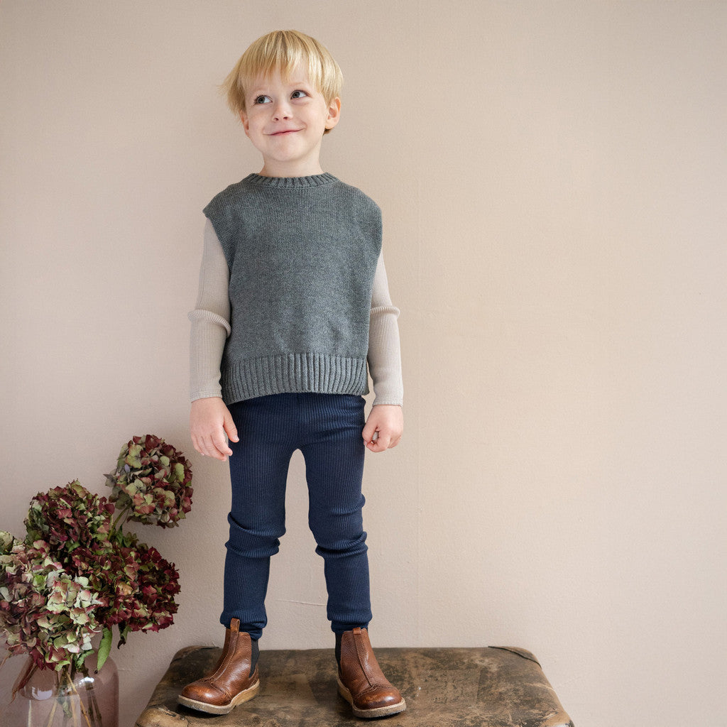 minimalisma Active - Children's wool leggings Leggings / pants for babies and kids Night