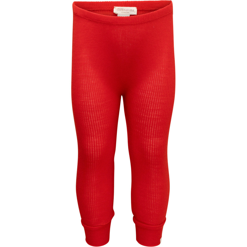 minimalisma Active - Children's wool leggings Leggings / pants for kids Red
