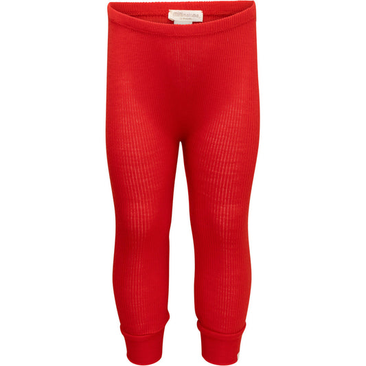 minimalisma Active - Children's wool leggings Leggings / pants for kids Red