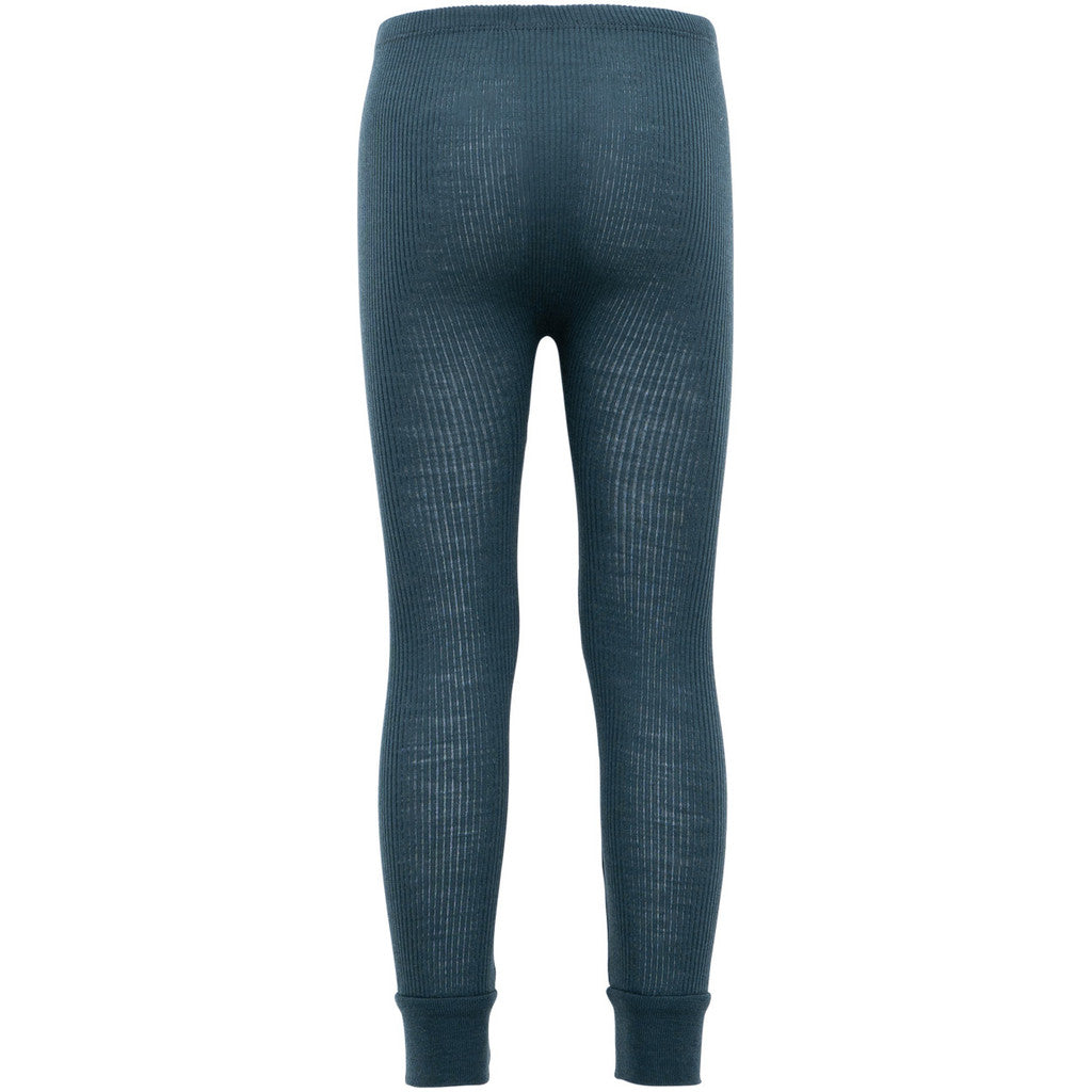 minimalisma Active - Children's wool leggings Leggings / pants for kids Surf Blue