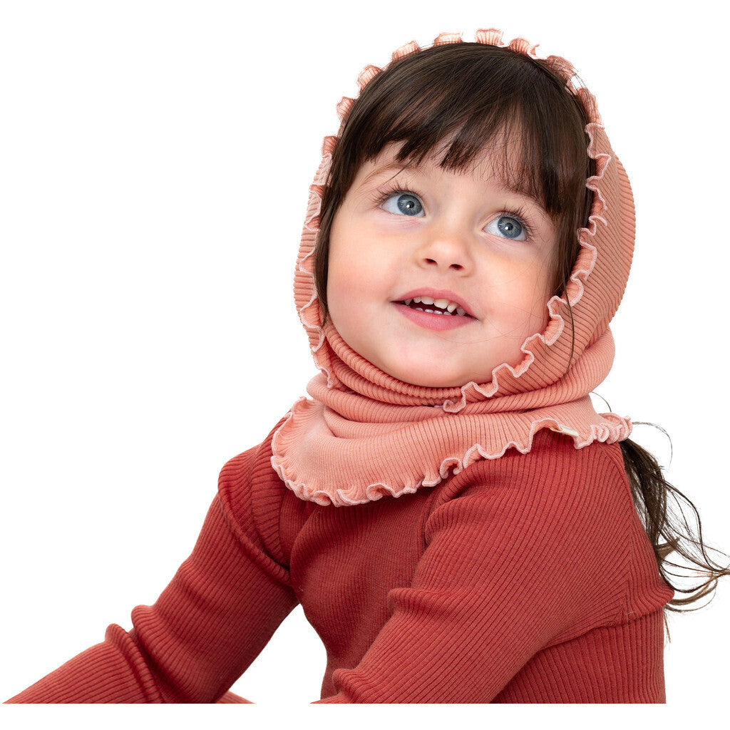 minimalisma Aha Bib / Hairband / Acc Cloudberry with Pale Blush contrast