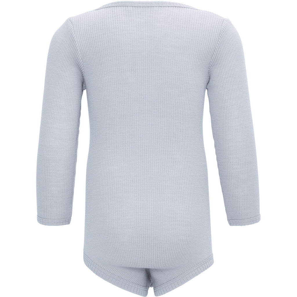 minimalisma Alaska - long-sleeve merino wool body Body Frost Blue
