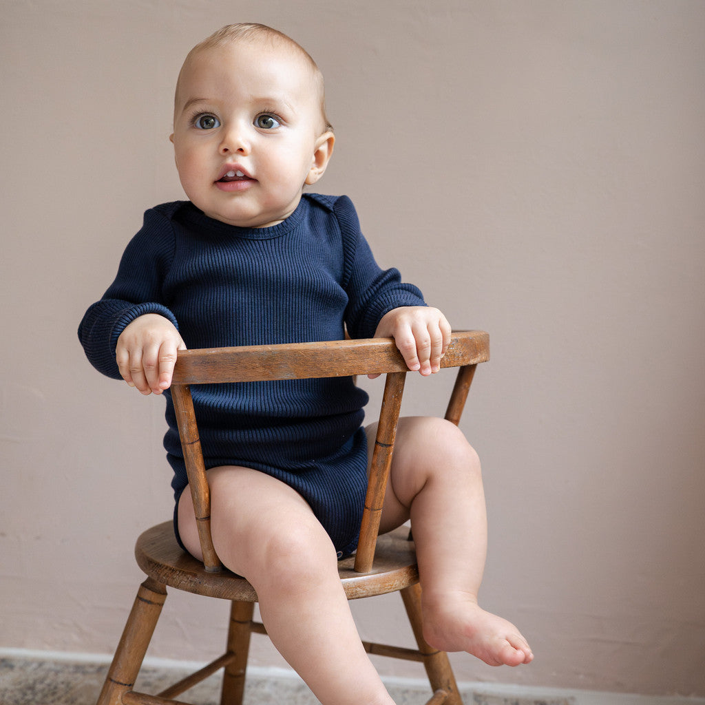 minimalisma Alaska - long-sleeve merino wool body Body Night