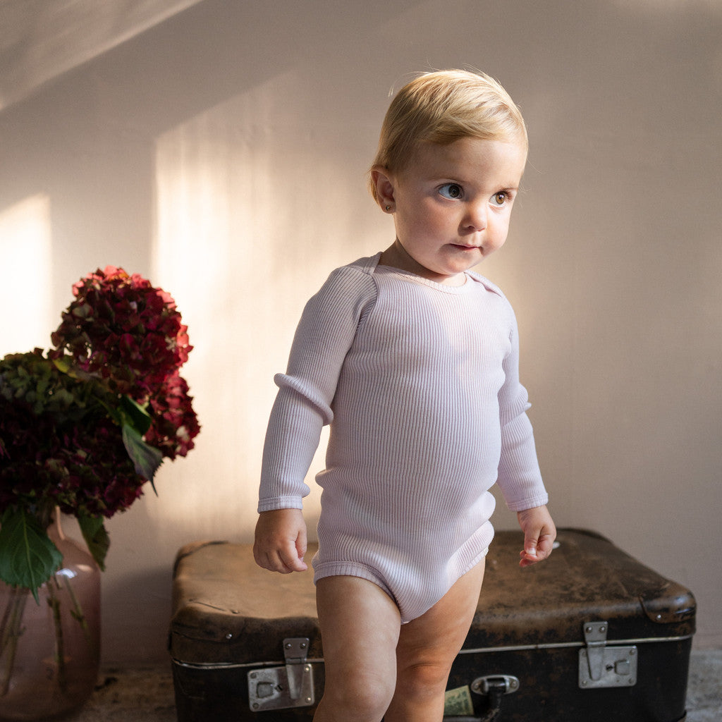 minimalisma Alaska - long-sleeve merino wool body Body Peony