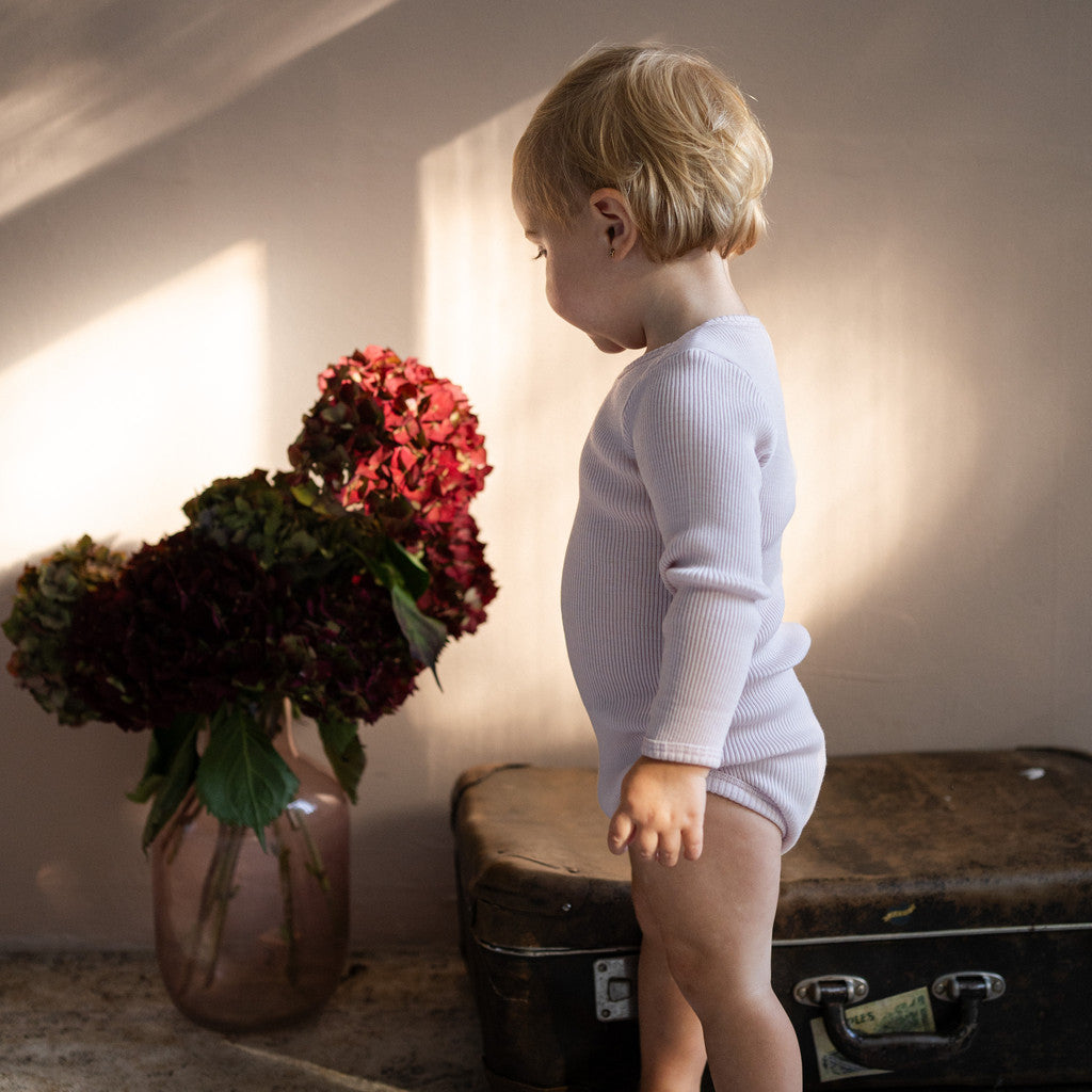 minimalisma Alaska - long-sleeve merino wool body Body Peony