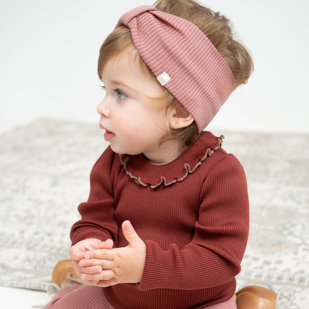 minimalisma Alba Bib / Hairband / Acc Rose