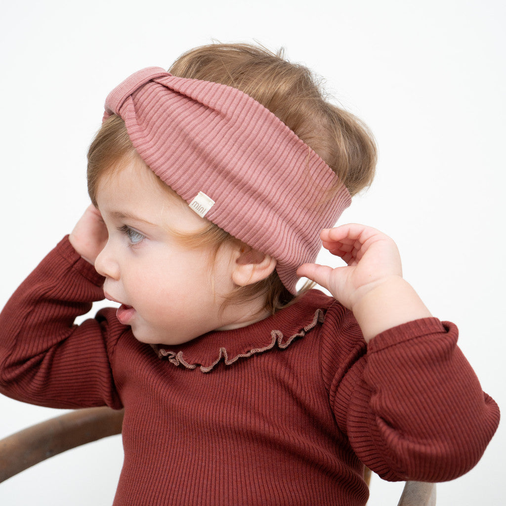 minimalisma Alba Bib / Hairband / Acc Rose