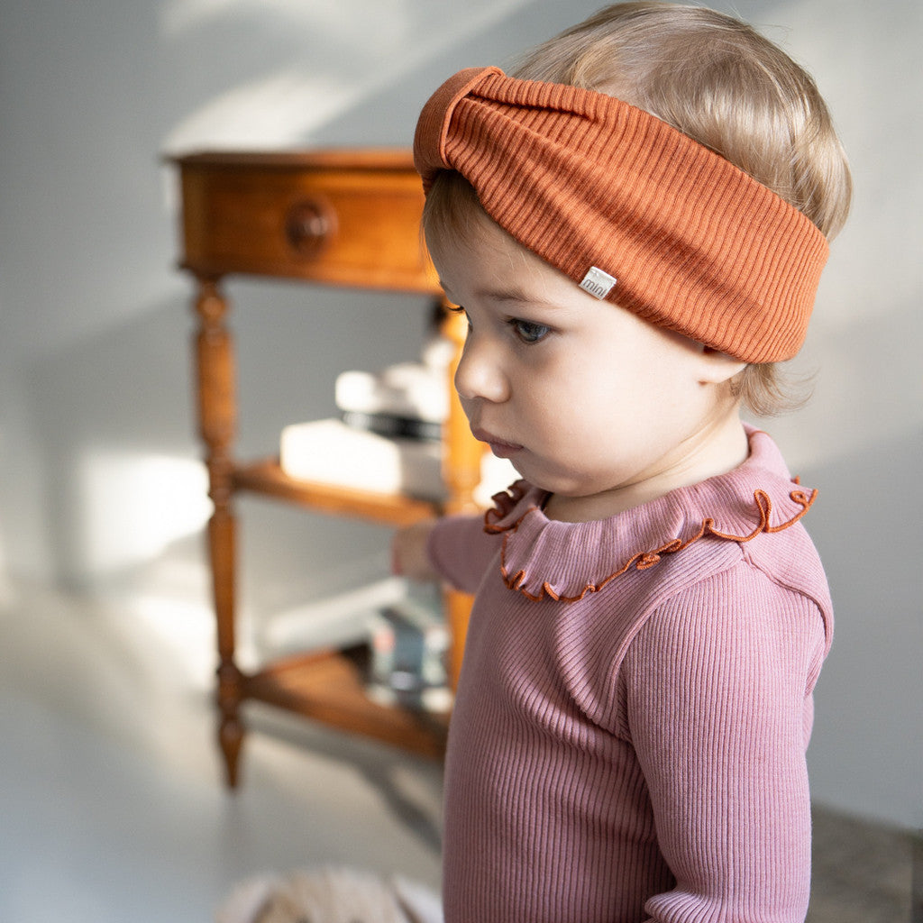 minimalisma Alba Bib / Hairband / Acc Rust