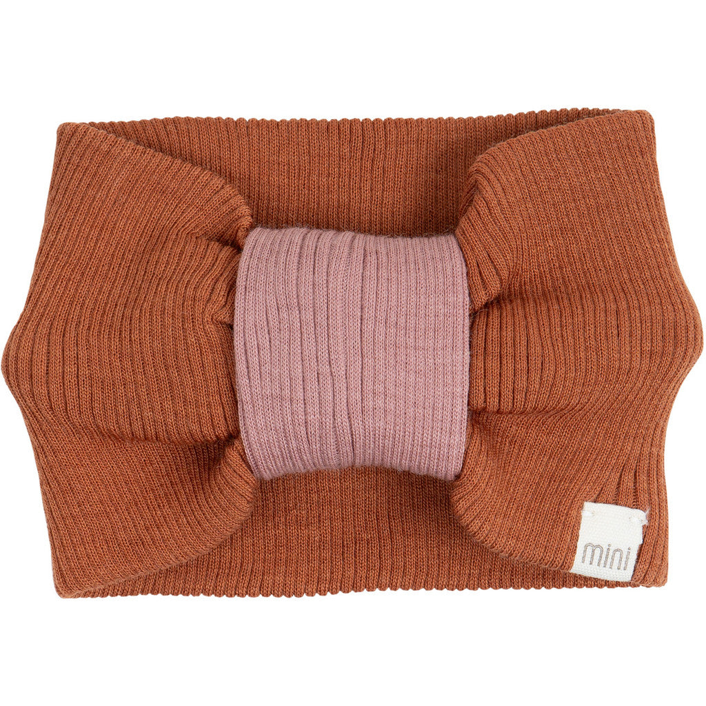 minimalisma Alba Bib / Hairband / Acc Rust with Rose contrast