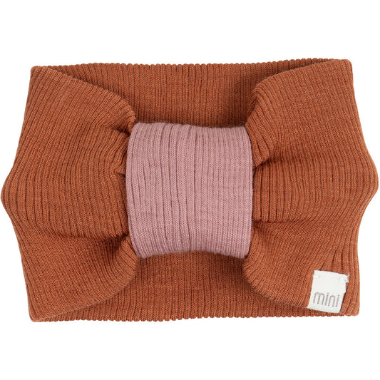 minimalisma Alba Bib / Hairband / Acc Rust with Rose contrast