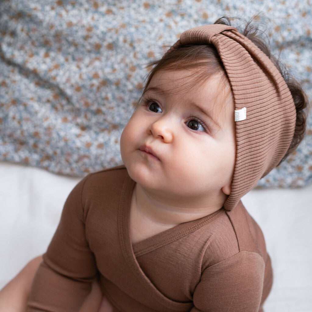 minimalisma Alba Bib / Hairband / Acc Toffee