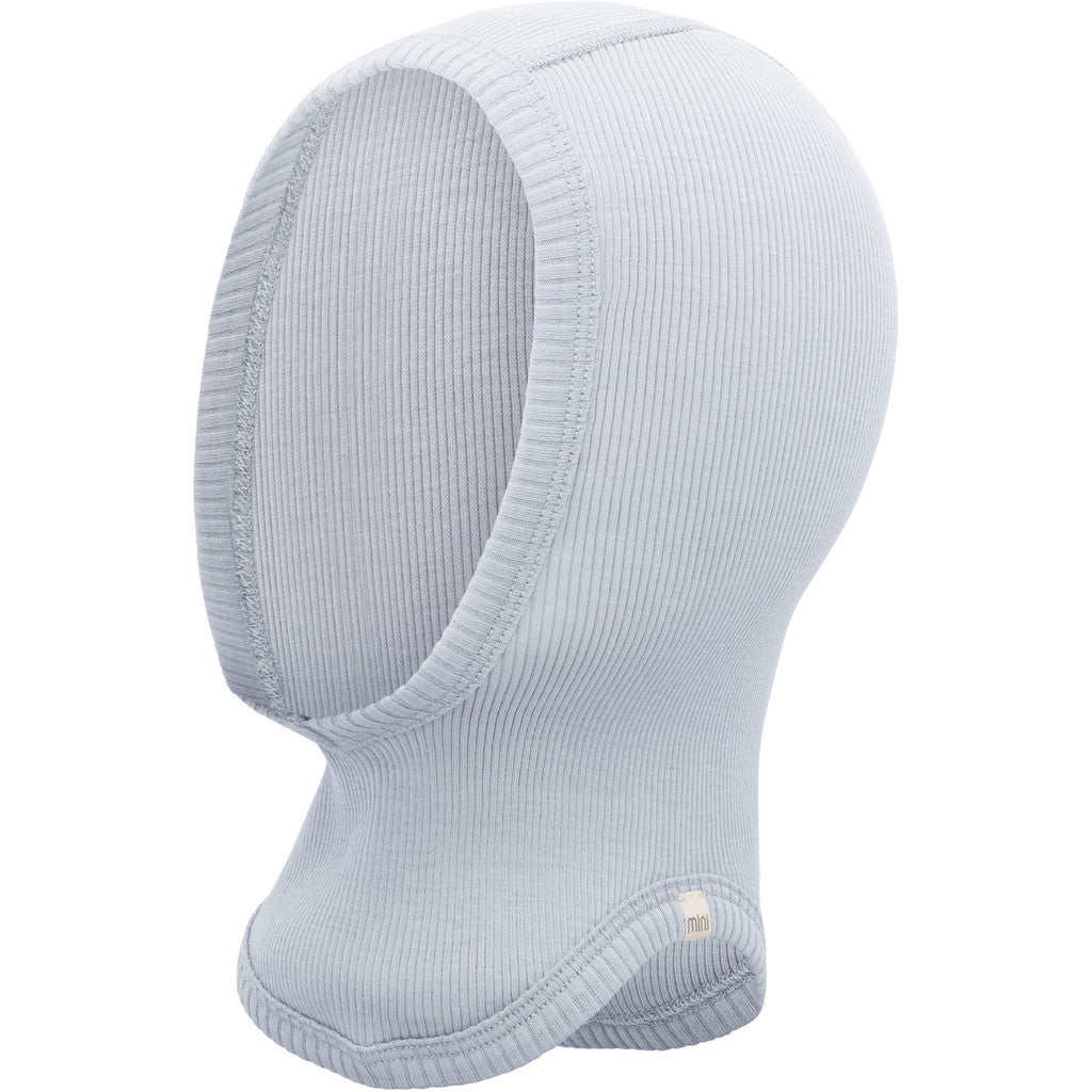 minimalisma Alephant - Children's wool balaclava Hat / Bonnet Frost Blue