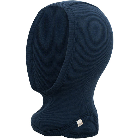 minimalisma Alephant - Children's wool balaclava Hat / Bonnet Night