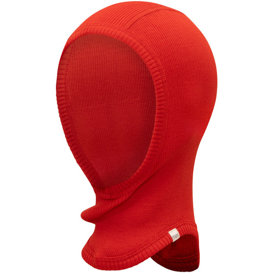 minimalisma Alephant - Children's wool balaclava Hat / Bonnet Red