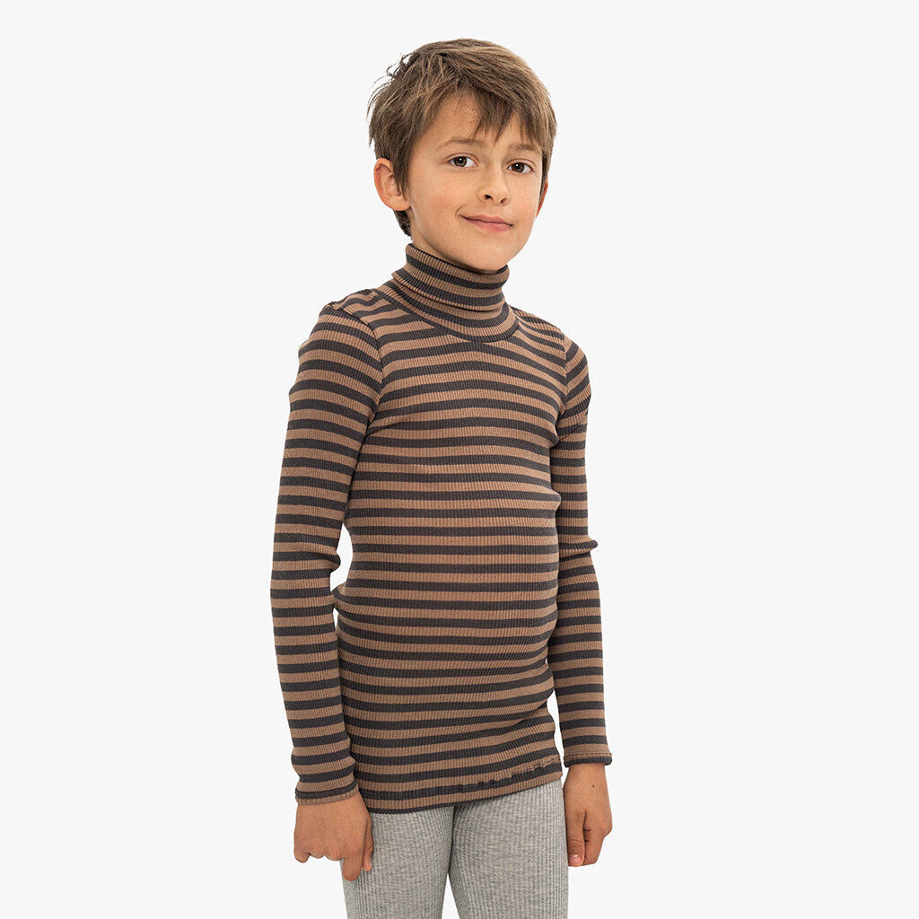 minimalisma Alf 2-6Y Blouse for kids Almost Nut Stripes