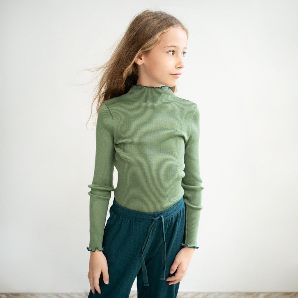 minimalisma Alfina 6-14Y Blouse for kids Greenery