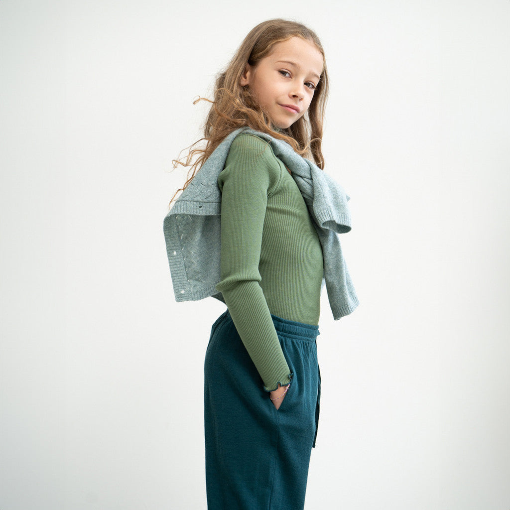 minimalisma Alfina 6-14Y Blouse for kids Greenery