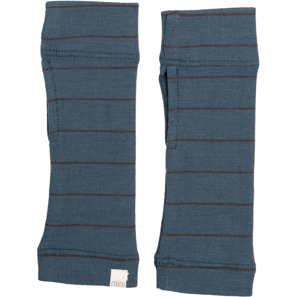 minimalisma Alin - Children's wool fingerless gloves Bib / Hairband / Acc Surf Stripes