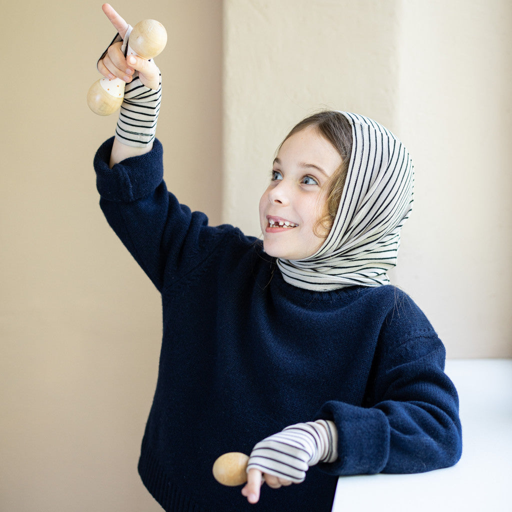 minimalisma Alva Bib / Hairband / Acc Monostripe