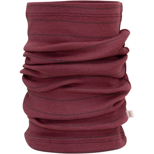 minimalisma Alva - Children's wool snood Bib / Hairband / Acc Bordeaux Stripes