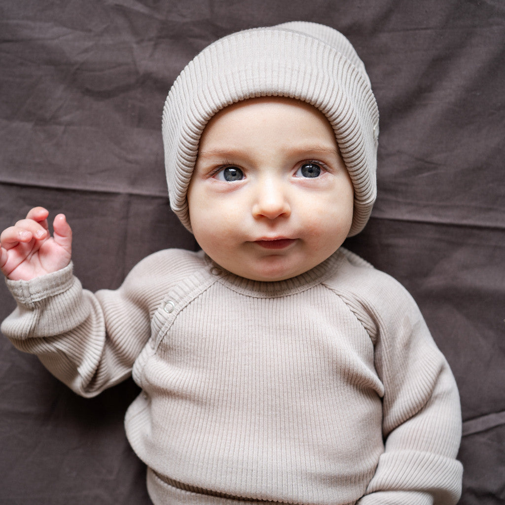 minimalisma Andersen - Children's wool beanie Hat / Bonnet Hemp
