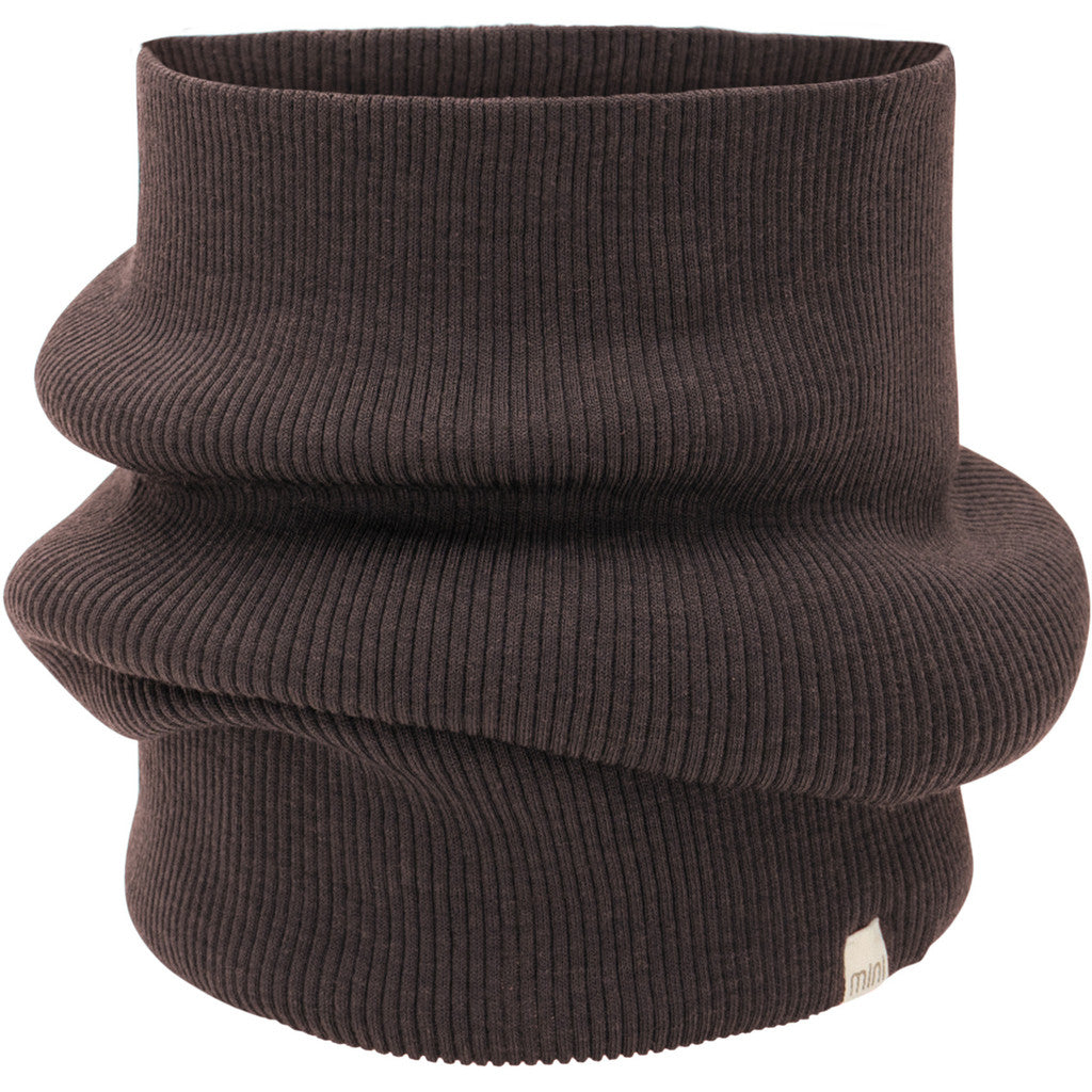 minimalisma Argir - Children's wool snood Bib / Hairband / Acc Dark Chocolate