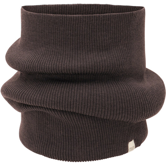 minimalisma Argir - Children's wool snood Bib / Hairband / Acc Dark Chocolate