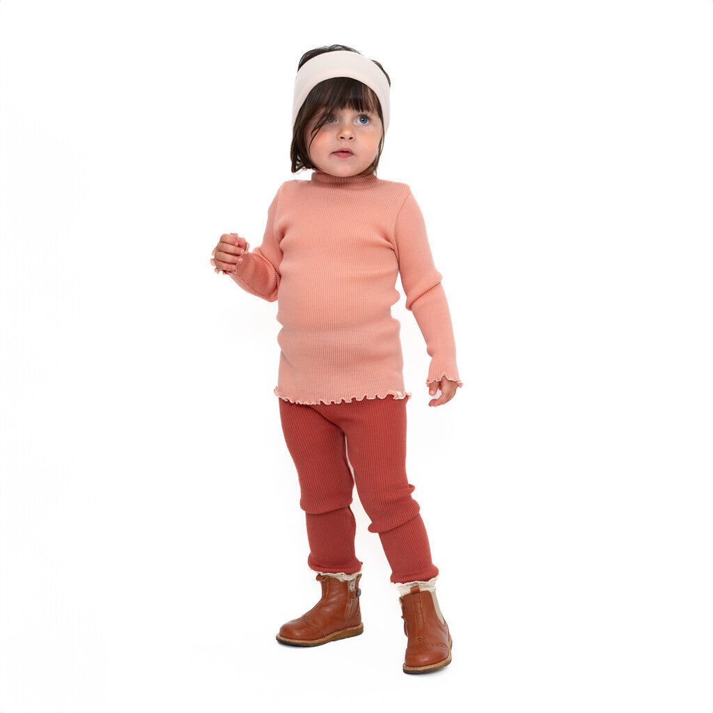 minimalisma Arona-frill 6-14Y Leggings / pants for kids Autumn Blush