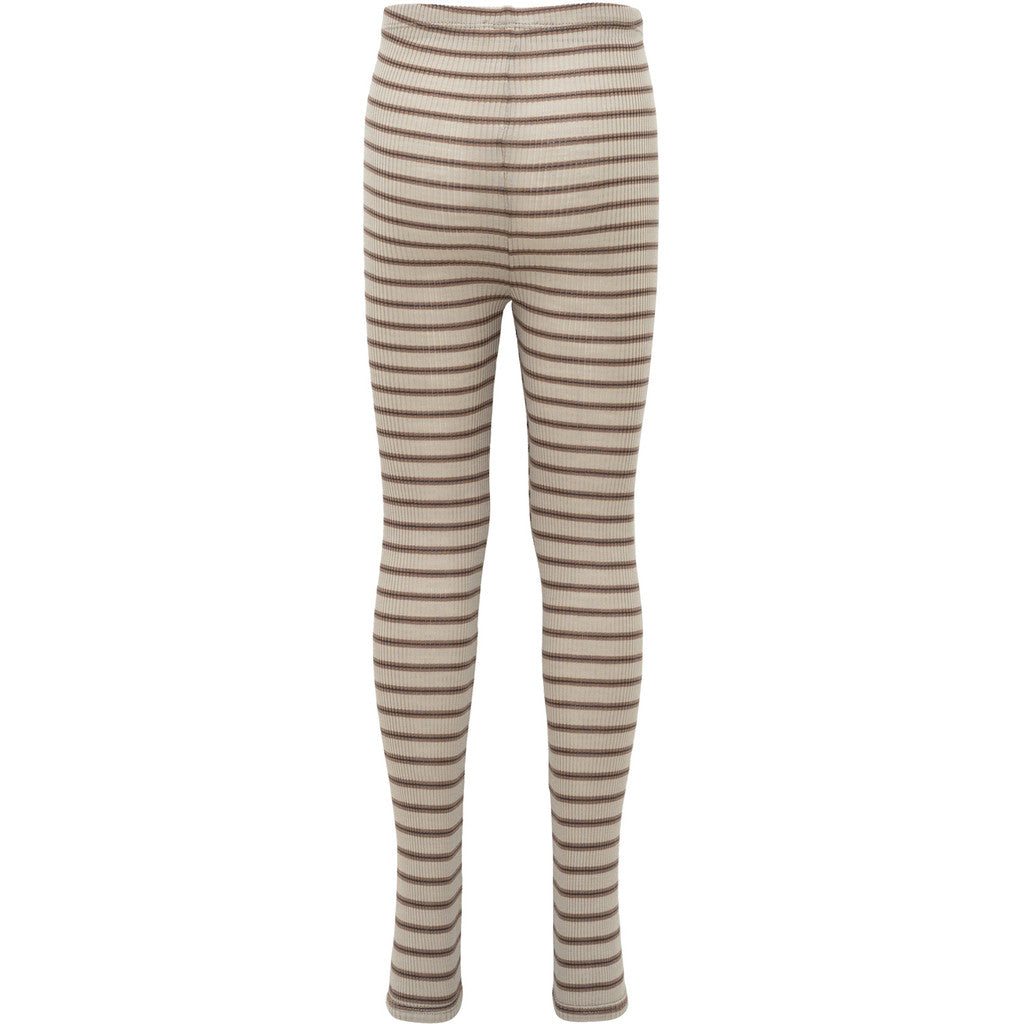 minimalisma Arona 0-6Y Leggings / pants for babies and kids Winter Fog Stripes
