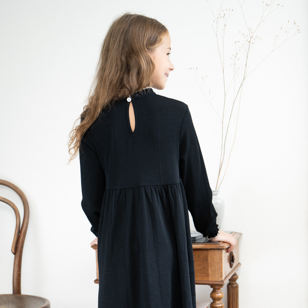 minimalisma Art 2-6Y Dress Black