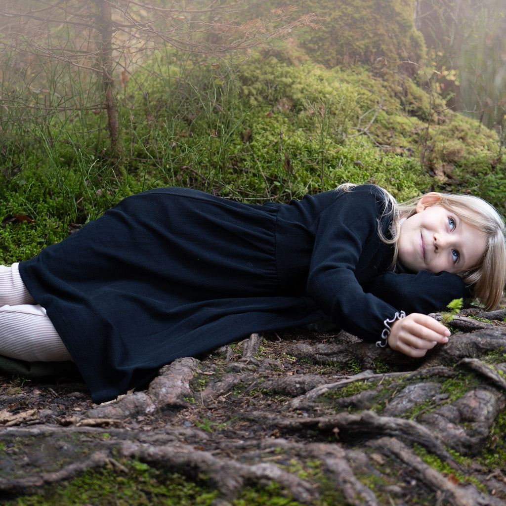 minimalisma Art 2-6Y Dress Black