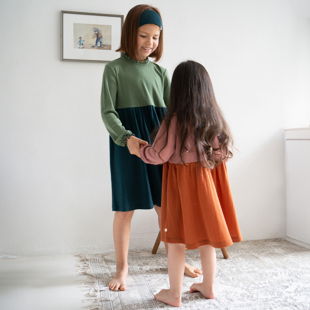 minimalisma Art 2-6Y Dress Ocean