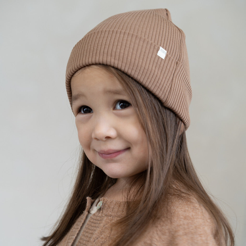 minimalisma Arvid Hat / Bonnet Toffee