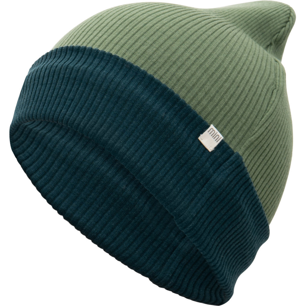 minimalisma Arvid-contrast Hat / Bonnet Greenery