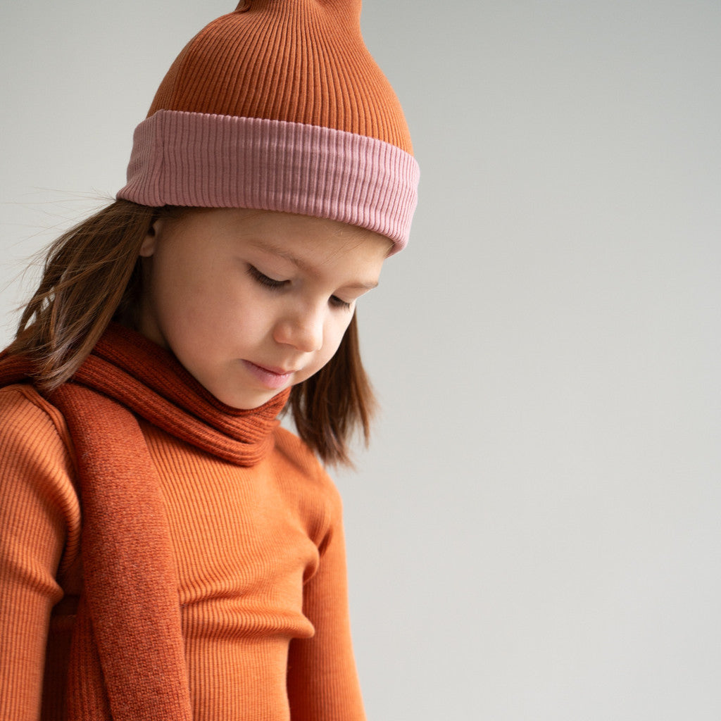 minimalisma Arvid-contrast Hat / Bonnet Rust